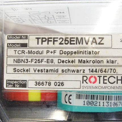Rotech TPFF25EMVAZ Gemü InterApp IA10SR6 / Neuwertig - Maranos.de