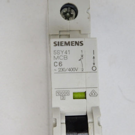 Siemens Leitungsschutzschalter 5SY41 MCB C6 5SY4106-7 - Maranos.de