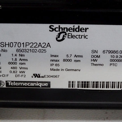 Schneider Electric Servomotor BSH0701P22A2A 65032102-025 6000rpm / Neuwertig - Maranos.de