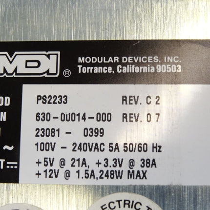 MDI Modular Devices PS2233 630-00014-000 248W Power Supply - Maranos.de