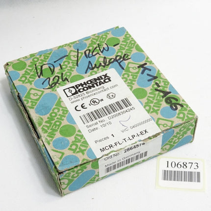 Phoenix Contact 2864574 MCR-FL-T-LP-I-EX Temperaturmessumformer - Maranos.de