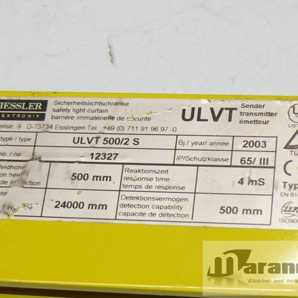 Fiessler ULVT 500/2S Sender Sicherheitslichtschranke Typ 12327 ULVT 500/2 S - Maranos.de