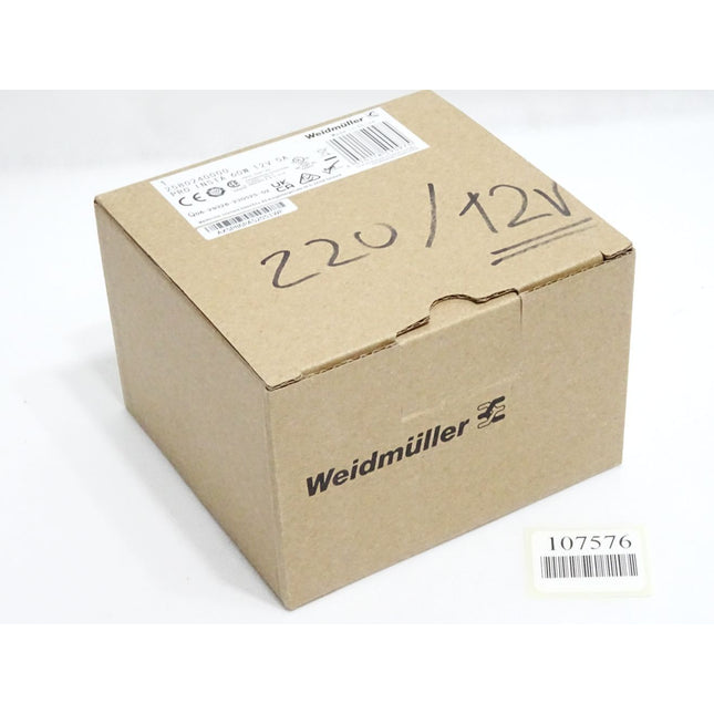Weidmüller 2580240000 Pro Insta 60W 12V 5A Schaltnetzgerät / Neu OVP - Maranos.de