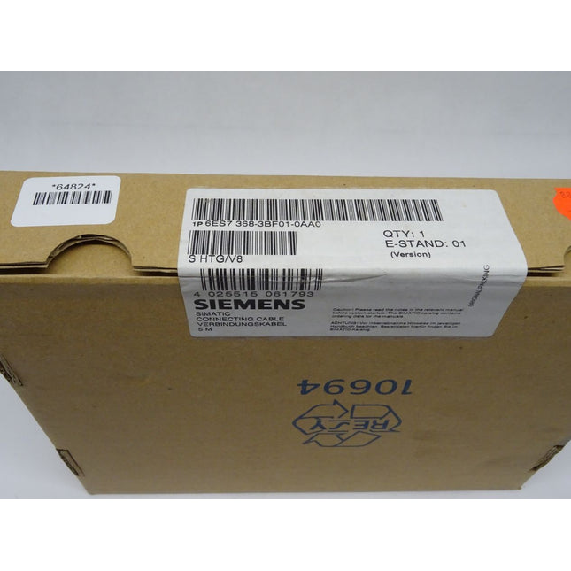 Siemens Simatic 6ES7368-3BF01-0AA0 / 6ES7 368-3BF01-0AA0 NEU/OVP versiegelt - Maranos.de