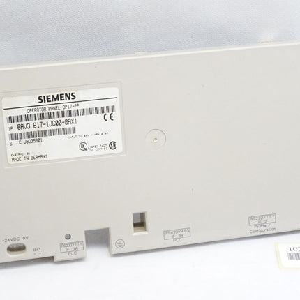 Siemens Backcover Rückschale Panel OP17-PP 6AV3617-1JC00-0AX1 6AV3 617-1JC00-0AX1 - Maranos.de