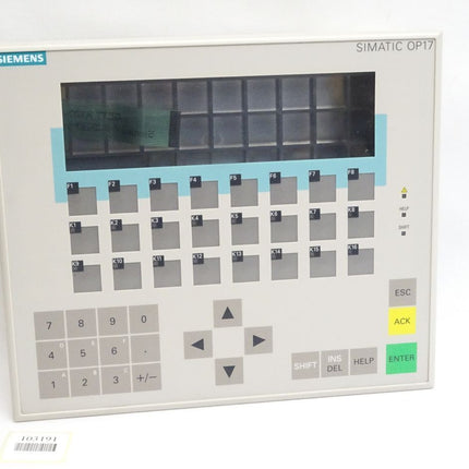 Siemens Front + Rückschale Backcover Panel OP17 6AV3617-1JC sehr guten Zustand - Maranos.de