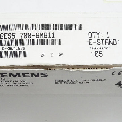 Siemens Bus Module 6ES5700-8MB11 6ES5 700-8MB11 / Neu OVP - Maranos.de