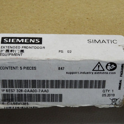 Siemens Beschriftungen für Fronttür 6ES7328-0AA00-7AA0 6ES7 328-0AA00-7AA0 / Inhalt:5 Stück / Neu OVP - Maranos.de