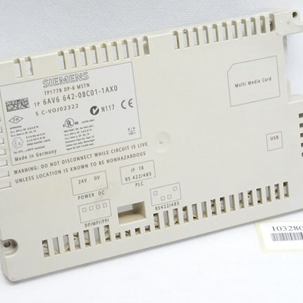 Siemens Backcover Rückschale Panel TP177B DP-6 MSTN 6AV6642-0BC01-1AX0 6AV6 642-0BC01-1AX0 - Maranos.de