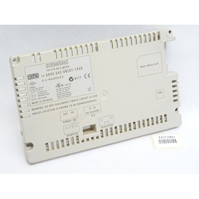 Siemens Backcover Rückschale Panel TP177B DP-6 MSTN 6AV6642-0BC01-1AX0 6AV6 642-0BC01-1AX0 - Maranos.de