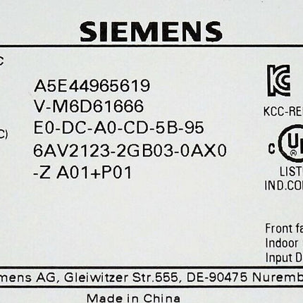 Siemens A5E31735271 Displayhalter für KTP700 Basic 6AV2123-2GB03-0AX0 - Maranos.de