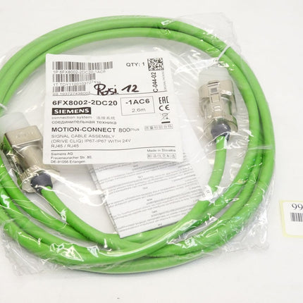 Siemens 6FX8002-2DC20-1AC6 Motion-Connect 800 Plus Signalleitung 2,6m / Neu OVP - Maranos.de