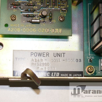 FANUC A14B-0051-B00103 / A14B-0051-B001 03  POWER SUPPLY A14B0051B001 - Maranos.de