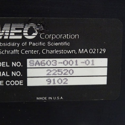Imec Pacific Scientific Servo Amplifier SA603-001-01 SA60300101 - Maranos.de