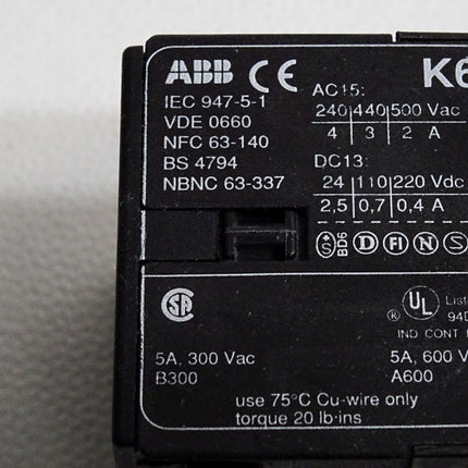 ABB K6-31Z Hilfsschütz - Maranos.de