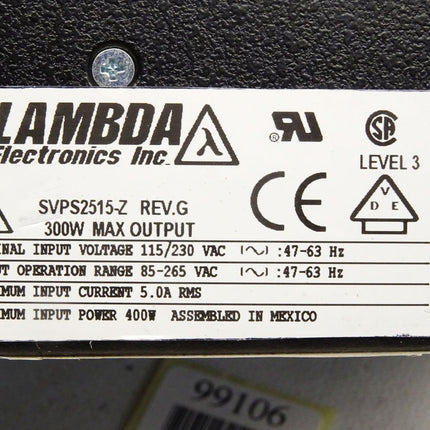 Lambda Electronics SVPS2515-Z Rev.G Power Supply 300W - Maranos.de