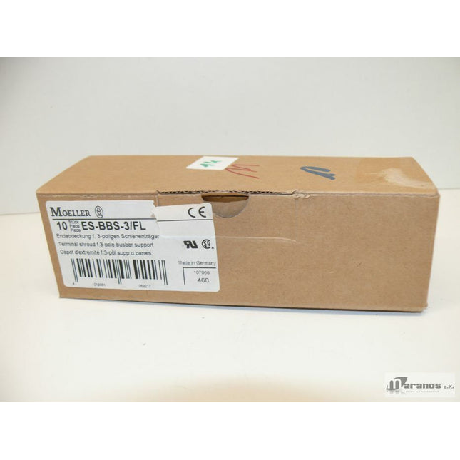 NEU-OVP 2x Moeller ES-BBS-3/FL Endabdeckung für 3-poligen Schienenträger - Maranos.de