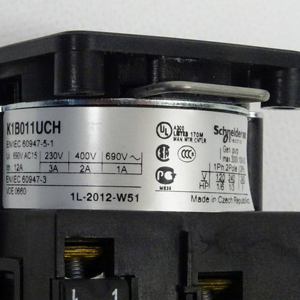 Schneider K1B011UCH Umschalter 90° 12A für Nockenschalter Ø 22mm neu-OVP - Maranos.de