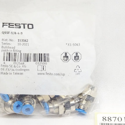 Festo QSSF-1/8-4-B / 153162 / Push-in fitting / Neu OVP - Maranos.de