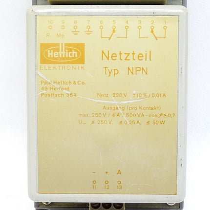 Hettich Elektronik netzteil NPN - Maranos.de