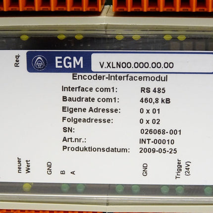 EGM Encoder-Interfacemodul INT-00010 V.XLN00.000.00.00 - Maranos.de