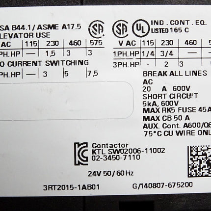 Siemens 3RT2015-1AB01 Leistungsschütz - Maranos.de