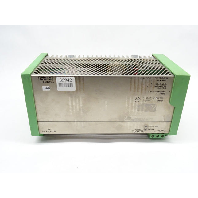 Phoenix Contact Power Supply 78-107-3300 / 2939849 Quint-PS-3x400AC/24DC/40 - Maranos.de