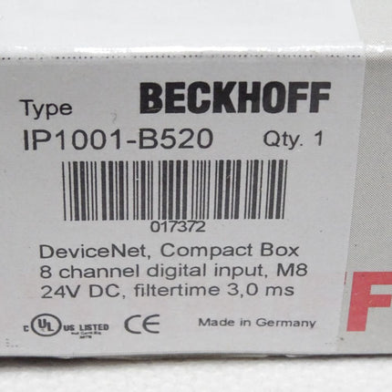 Beckhoff IP1001-B520 8-Kanal-Digital-Eingang / Neu OVP versiegelt - Maranos.de