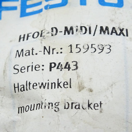 Festo 159593 HFOE-D-MIDI/MAXI Befestigungswinkel / Neu OVP - Maranos.de