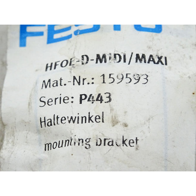 Festo 159593 HFOE-D-MIDI/MAXI Befestigungswinkel / Neu OVP - Maranos.de