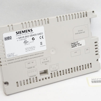 Siemens Backcover Rückschale Panel TP177B Color 6AV6642-5BA00-0AE0 6AV6 642-5BA00-0AE0 - Maranos.de