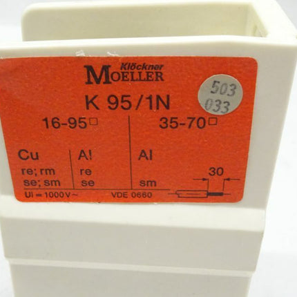 Klöckner Moeller Anschlussklemme K95/1N / VDE 0660 - Maranos.de