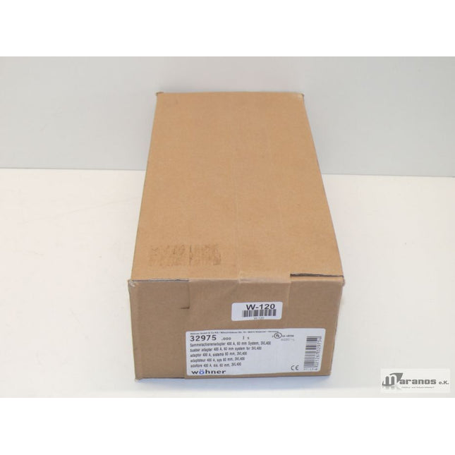 Neu-OVP: Wöhner 32975.000 Sammelschienenadapter 400A ,60mm System 3VL400 - Maranos.de