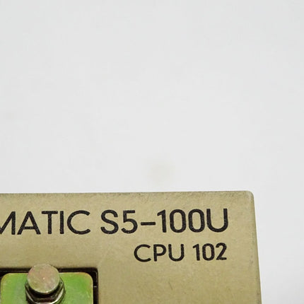 Siemens S5-100U CPU102 6ES5102-8MA02 6ES5 102-8MA02 - Maranos.de