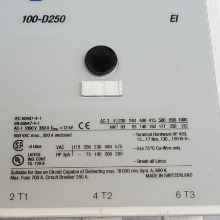 Allen Bradley Schütz 100-D250 100-D EI - Maranos.de