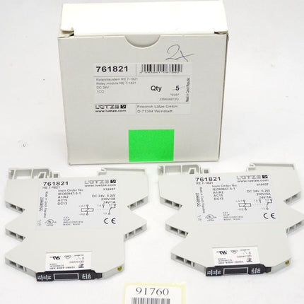 Lütze Relaisbaustein RE7-1821 / 761821 / Inhalt : 2 Stück / Neu OVP - Maranos.de