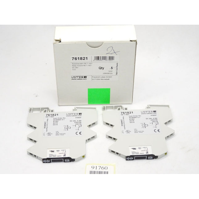 Lütze Relaisbaustein RE7-1821 / 761821 / Inhalt : 2 Stück / Neu OVP - Maranos.de