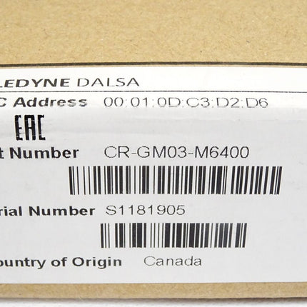 Siemens Teledyne Dalsa Camera Monochrom 32.1898.417-00 Genie-M640-1/3 CR-GM03-M6400 / Neu OVP - Maranos.de