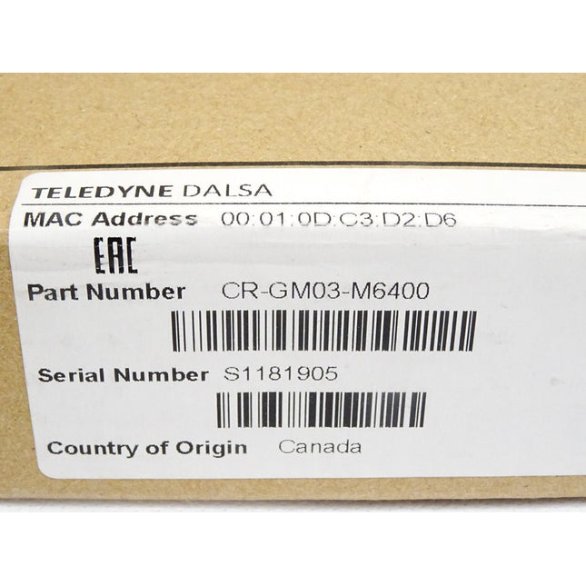 Siemens Teledyne Dalsa Camera Monochrom 32.1898.417-00 Genie-M640-1/3 CR-GM03-M6400 / Neu OVP - Maranos.de