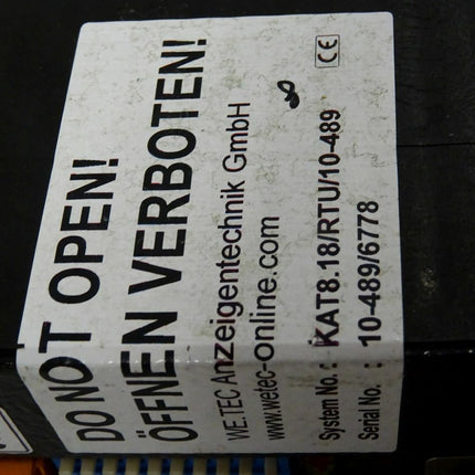 Wetec Anzeigentechnik KAT8.18/RTU/10-489 - Maranos.de