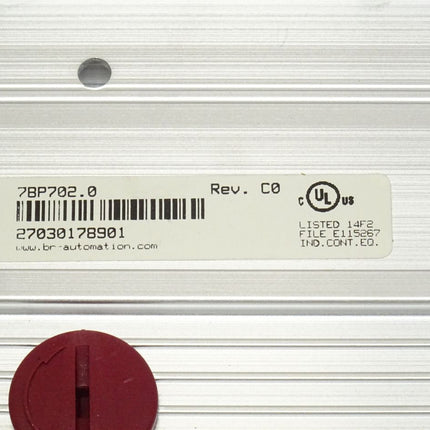 B&R 7BP702.0 Modulträger Baugruppenträger Rev: C0 - Maranos.de