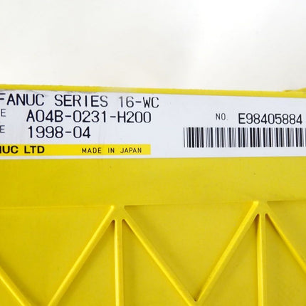 Fanuc Rack Backplane 4-Slot 16-WC A04B-0231-H200 - Maranos.de
