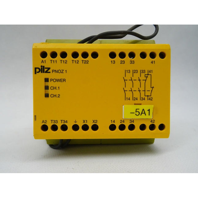 Pilz PNOZ 1 230-240VAC 3n/o 1n/c Sicherheitsschaltrelais 775650 - Maranos.de