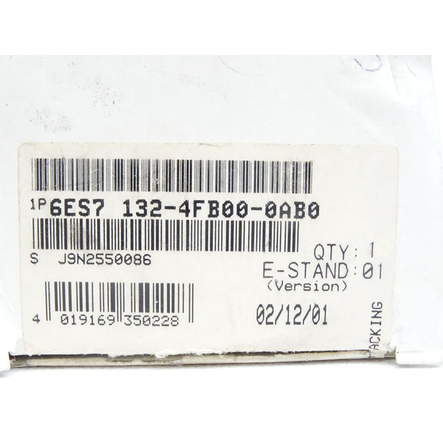 Siemens 6ES7132-4FB00-0AB0 / Inhalt : 3 Stück / Neu OVP - Maranos.de