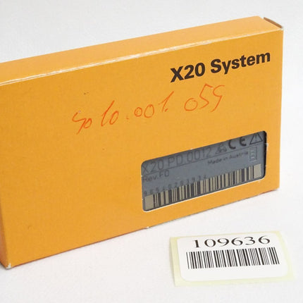 B&R X20PD0012 X20 PD 0012 Rev.F0 Potenzialverteilermodul / Neu OVP - Maranos.de