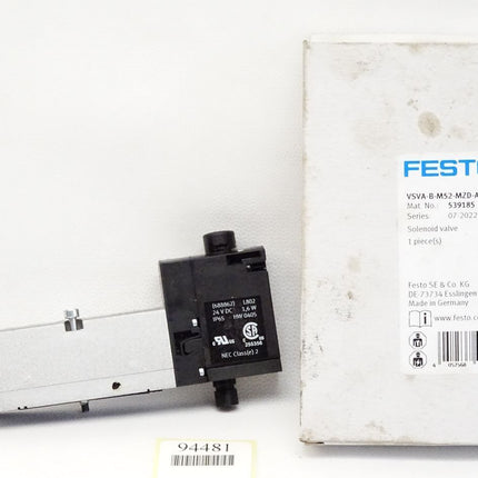 Festo Magnetventil VSVA-B-M52-MZD-A2-1T1L 539185 / OVP - Maranos.de