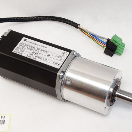 Siemens Dunkermotoren Bürstenloser Servomotor BG65SX50 / 3480 r/min 40V Getriebe PLG63 / Neu - Maranos.de