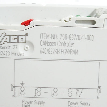 Wago 750-837 / 021-000 CANopen controller - Maranos.de