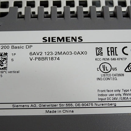 Siemens KTP1200 Basic DP Panel 6AV2123-2MA03-0AX0 6AV2 123-2MA03-0AX0 / Neu OVP - Maranos.de