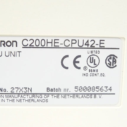 Omron CPU Unit C200HE-CPU42-E - Maranos.de